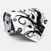 融合の-黒い及び夜会服 ネクタイ (ロール)