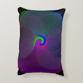 融合カラフル幾何アクセント枕 アクセントクッション (裏面(縦))