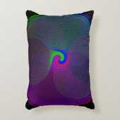 融合カラフル幾何アクセント枕 アクセントクッション (正面(垂直))