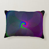 融合カラフル幾何アクセント枕 アクセントクッション (裏面)