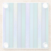 融合ガラスルックアート海ブルース ガラスコースター (裏面)