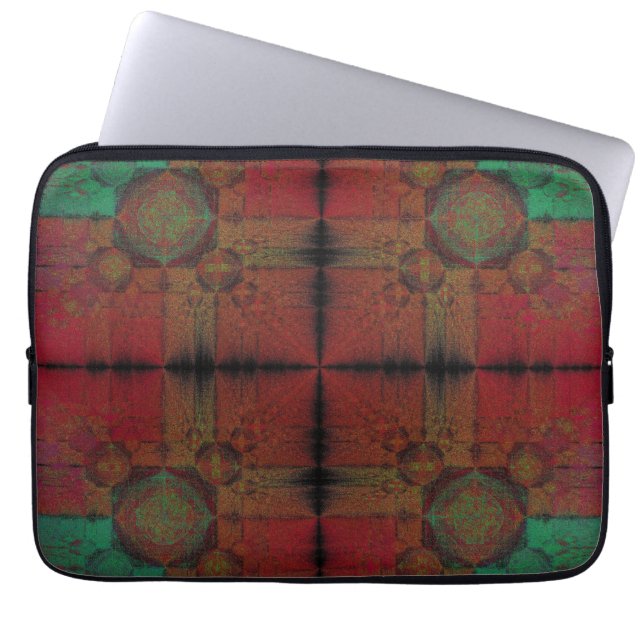 融合グリッド ラップトップスリーブ (正面)