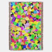 融合パタカラフルーンデザイン スローブランケット (正面縦)