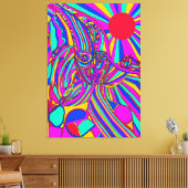 融合 キャンバスプリント (インサイチュ (リビング))