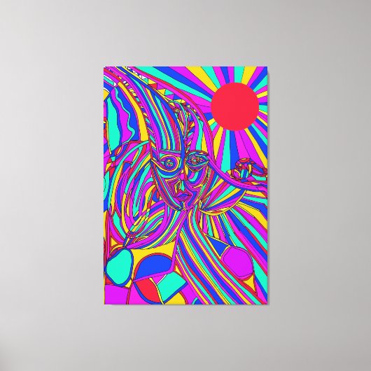 融合 キャンバスプリント (正面)