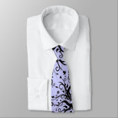 融合-黒及び紫色のタイ ネクタイ (タイ)