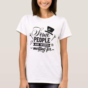 融解の利く人がある Tシャツ