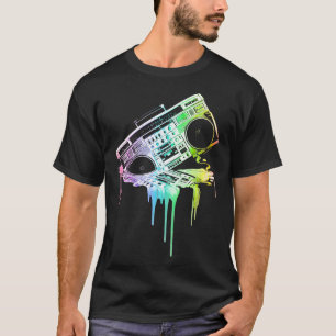 融解型ブームボックス(ヴィンテージ動揺してルック)エッセンティ Tシャツ
