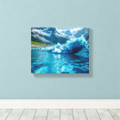 「融解氷危機」 キャンバスプリント (インサイチュ (ウッドフロア))