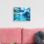 「融解氷危機」 キャンバスプリント (インサイチュ (リビング))