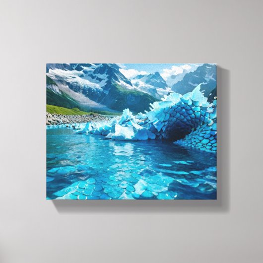 「融解氷危機」 キャンバスプリント (正面)