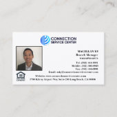 融資担当者名刺 名刺 (正面)