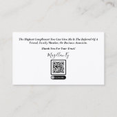 融資担当者名刺 名刺 (裏面)