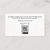 融資担当者名刺 名刺 (裏面)