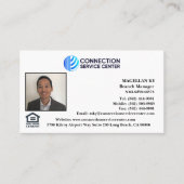 融資担当者名刺 名刺 (正面)