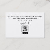 融資担当者名刺 名刺 (裏面)