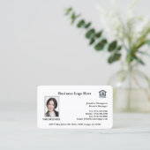 融資担当者名刺 名刺 (スタンド正面)