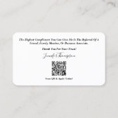 融資担当者名刺 名刺 (裏面)