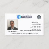 融資担当者名刺 名刺 (正面)