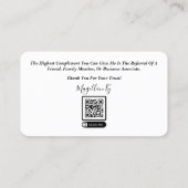 融資担当者名刺 名刺 (裏面)