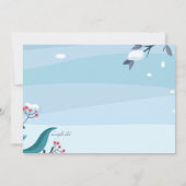 融雪誕生日招待状 招待状 (裏面)