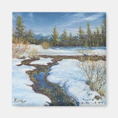 「融雪」磁石 マグネット (正面)