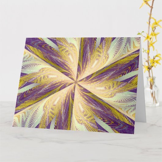 螺旋の山花2 カード (黄色い花)