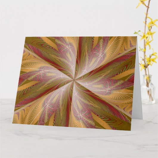 螺旋の山花4 カード (黄色い花)