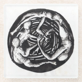 螺旋下降 ガラスコースター