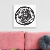 螺旋下降 キャンバスプリント (インサイチュ (リビング))