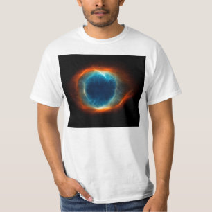螺旋形の星雲の星の宇宙の雲 Tシャツ