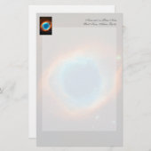 螺旋形の星雲の神の別名目 便箋 (正面/裏面)