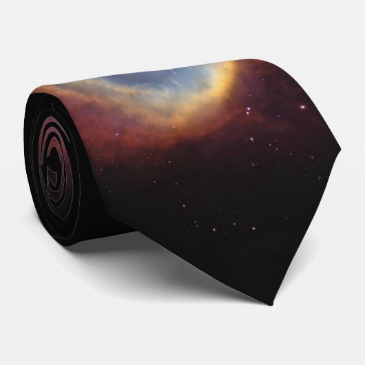 螺旋形の星雲 ネクタイ (ロール)
