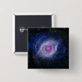 螺旋形の星雲 缶バッジ (正面&裏面)
