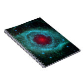 螺旋形の星雲、銀河系の美しい星 ノートブック (右側)
