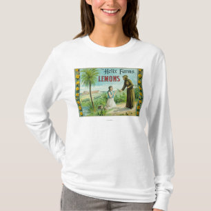 螺旋形はレモンLabelSanディエゴ、カリフォルニアを耕作します Tシャツ