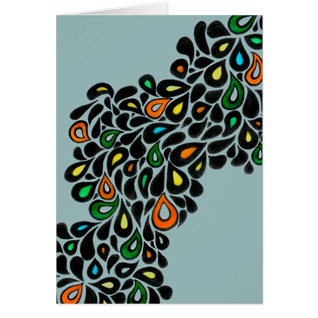 螺旋形|のカスタマイズ可能なカード (正面)