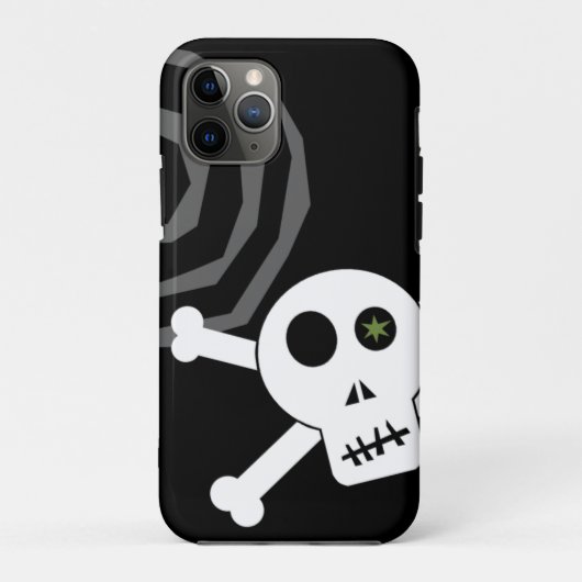 螺旋状スカル Case-Mate iPhoneケース (裏面)