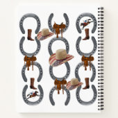 螺旋状手帳馬蹄鞍 ノートブック (裏面)