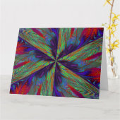 螺旋状花10 カード (黄色い花)