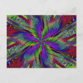 螺旋状花13葉書 ポストカード