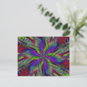 螺旋状花13葉書 ポストカード (スタンド正面)