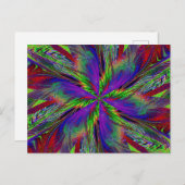 螺旋状花13葉書 ポストカード (正面/裏面)