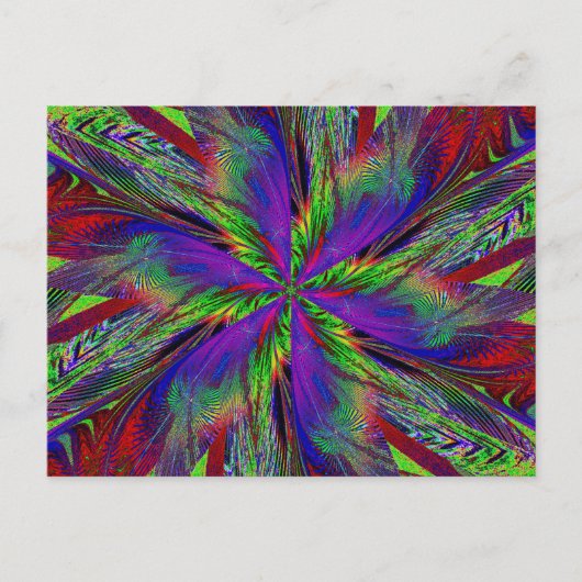 螺旋状花13葉書 ポストカード (正面)