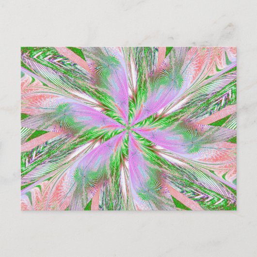 螺旋状花14葉書 ポストカード (正面)