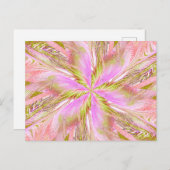 螺旋状花16葉書 ポストカード (正面/裏面)