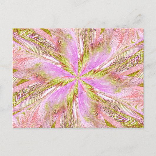 螺旋状花16葉書 ポストカード (正面)