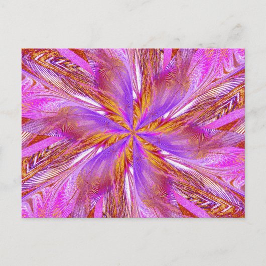 螺旋状花18葉書 ポストカード (正面)