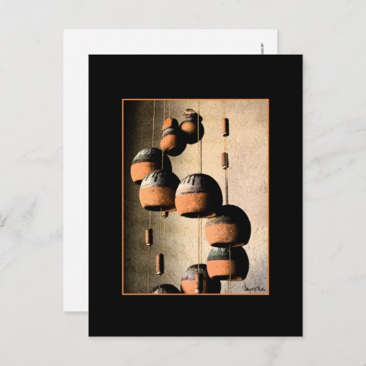 螺旋粘土の風のチャイムはまだ生きてい恋しく思る ポストカード (正面/裏面)