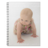 螺旋綴じあなた自身のノートを作成して下さい(カスタマイズ) ノートブック (正面)